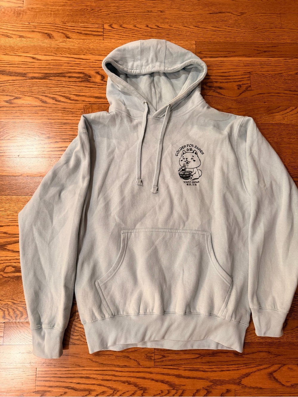 Light Dusty Blue/Gray Pullover Hoodie
